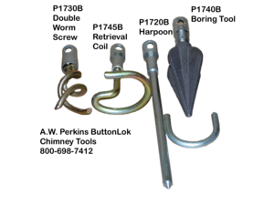 P1730B Double Worm Screw, w/Lg. ButtonLok